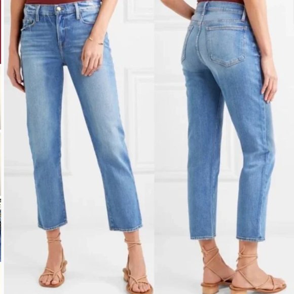 Frame Denim Denim - NWT FRAME Le Nouveau Straight-leg Jeans In Kimbell SZ 25